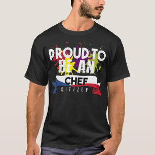 Camiseta Orgulloso de ser el chef, chef y chef del espacio,