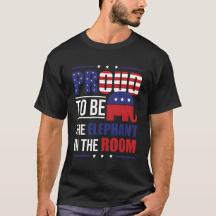 Camiseta Orgulloso De Ser El Elefante En Una Habitación Reg