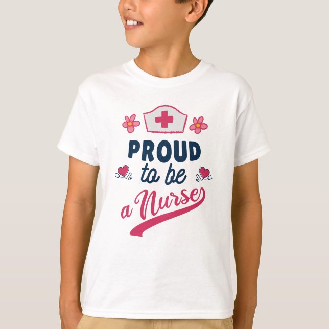 Camiseta Orgulloso de ser enfermera (Anverso)