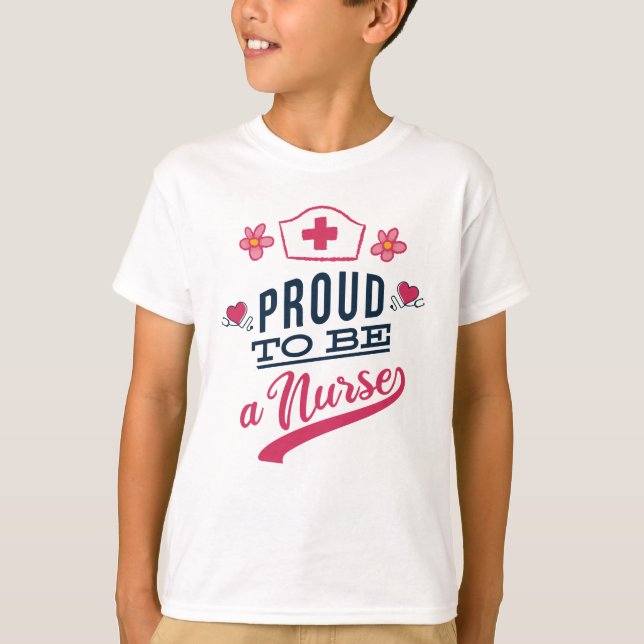 Camiseta Orgulloso de ser enfermera (Anverso)