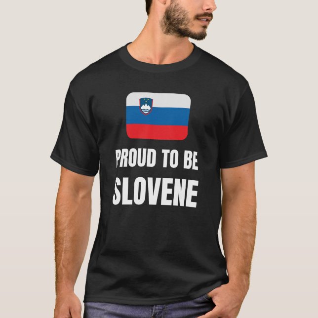 Camiseta Orgulloso de ser esloveno (Anverso)