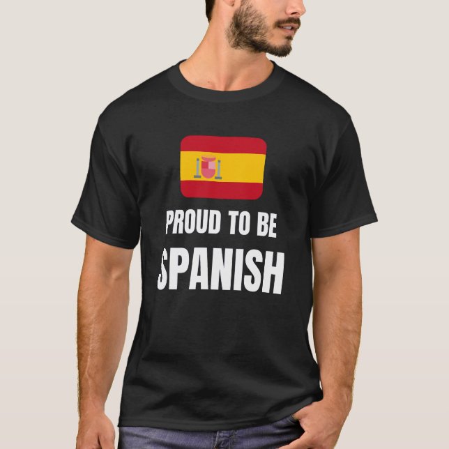 Camiseta Orgulloso de ser español (Anverso)