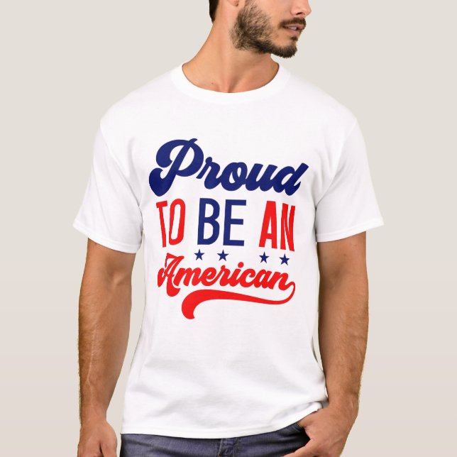Camiseta Orgulloso de ser estadounidense (Anverso)