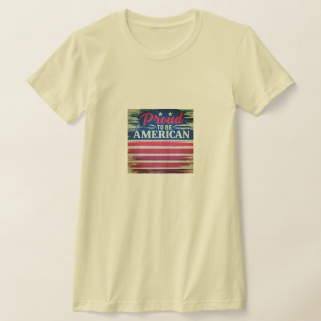 Camiseta Orgulloso de ser estadounidense (Distribución)