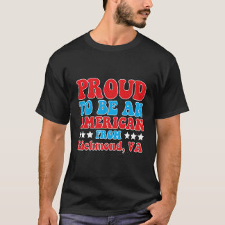 Camiseta Orgulloso De Ser Estadounidense De Richmond Virgin