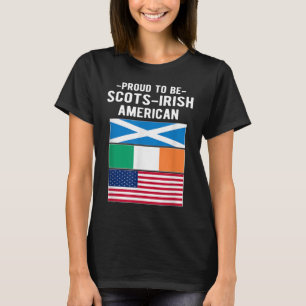 Camiseta Orgulloso De Ser Estadounidense Scots-Irish