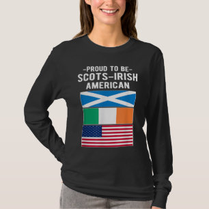 Camiseta Orgulloso De Ser Estadounidense Scots-Irish