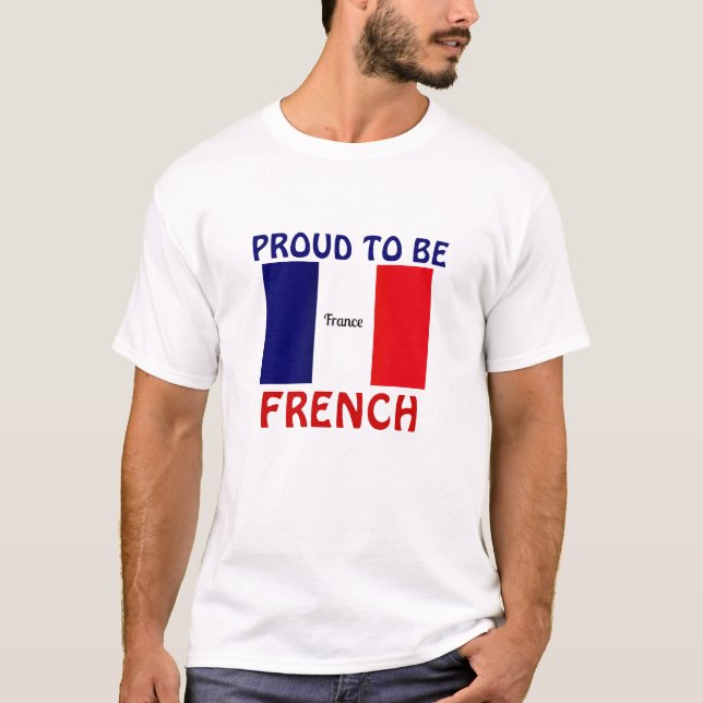 Camiseta Orgulloso de ser francés (Anverso)