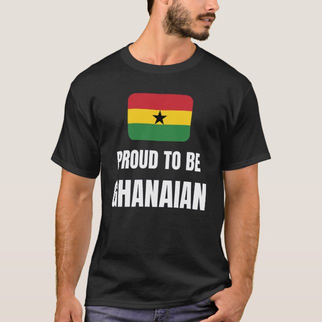 Camiseta Orgulloso de ser ghanés (Anverso)