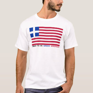 Camiseta ¡ORGULLOSO DE SER GRIEGO AMERICANO!- "Con texto"