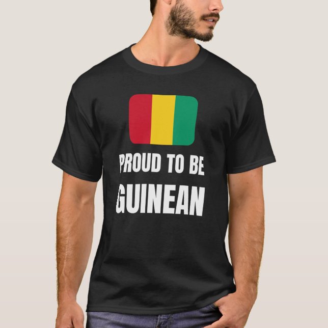 Camiseta Orgulloso de ser guineano (Anverso)