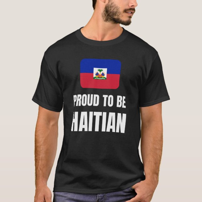 Camiseta Orgulloso de ser haitiano (Anverso)