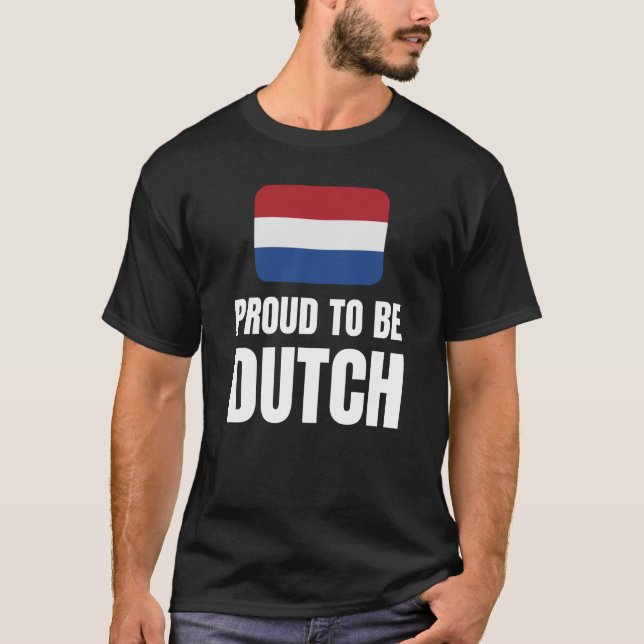 Camiseta Orgulloso de ser holandés (Anverso)