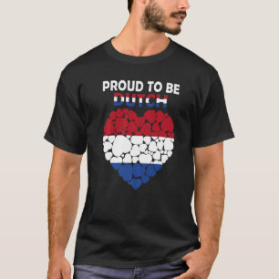 Camiseta Orgulloso de ser holandés me encanta Bandera Holan