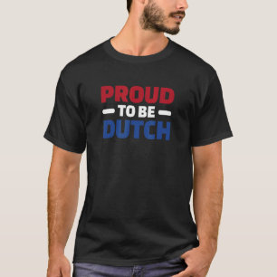 Camiseta Orgulloso de ser holandés, raíces holandesas, band