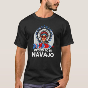 Camiseta Orgulloso de ser indio indígena indígena navajo
