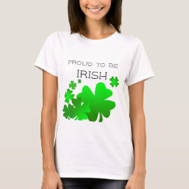Camiseta Orgulloso de ser irlandés, el Día de San Patricio