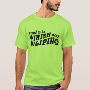 Camiseta Orgulloso de ser irlandés y filipino