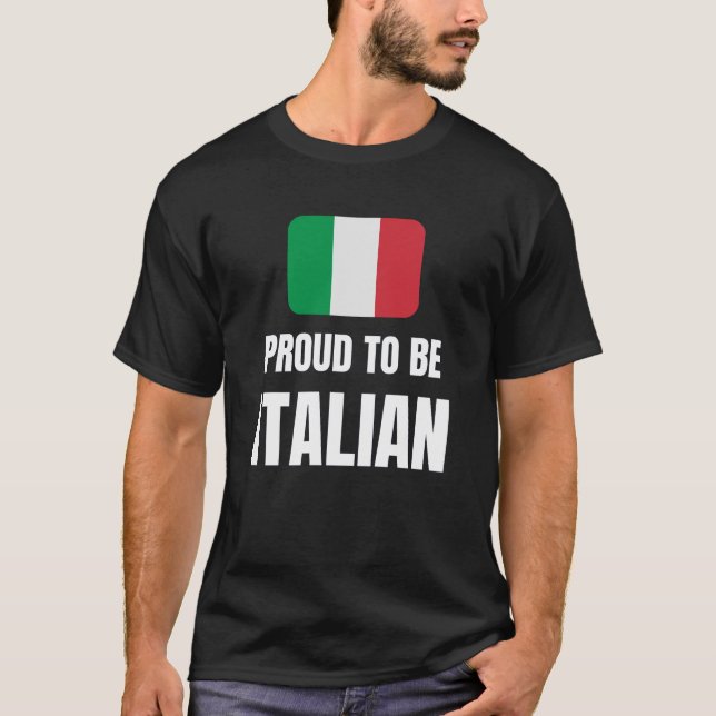 Camiseta Orgulloso de ser italiano (Anverso)