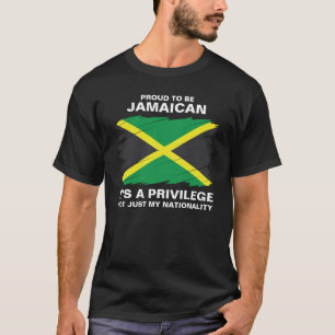 Camiseta Orgulloso de ser jamaicano, es un privilegio