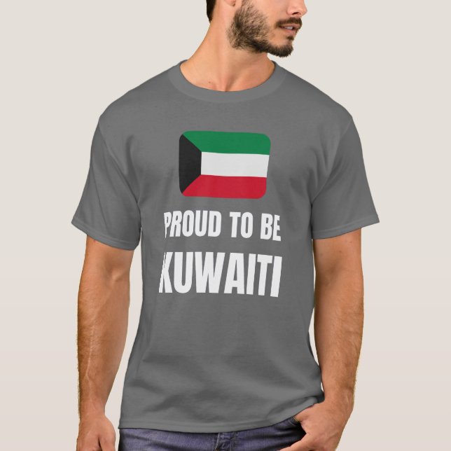 Camiseta Orgulloso de ser kuwaití (Anverso)
