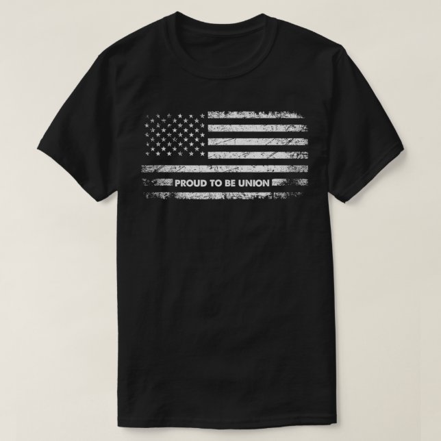 Camiseta Orgulloso de ser la bandera de un trabajador sindi (Diseño del anverso)