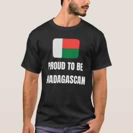 Camiseta Orgulloso de ser malgache