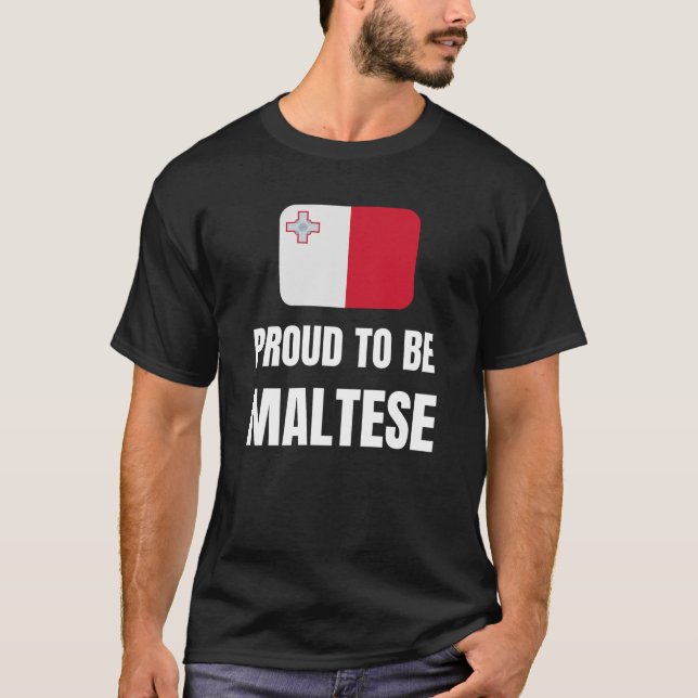 Camiseta Orgulloso de ser maltés (Anverso)