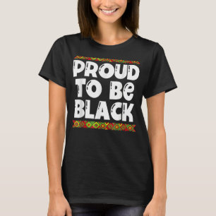 Camiseta Orgulloso De Ser Melanina Negra Que Desnuda El Org