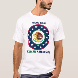 CAMISETA ORGULLOSO DE SER MEXICANO AMERICANO