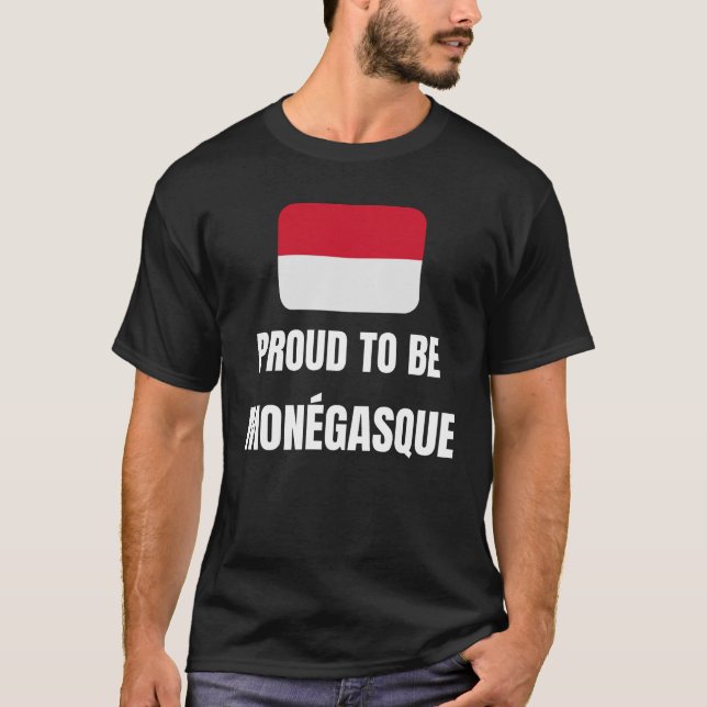 Camiseta Orgulloso de ser monegasco (Anverso)