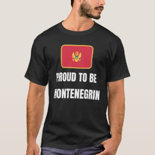 Camiseta Orgulloso de ser montenegrino