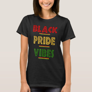 Camiseta Orgulloso de ser negro, afroamericano, historia
