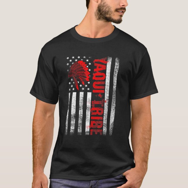 Camiseta Orgulloso De Ser Orgullo Indígena Nativo Yaqui (Anverso)