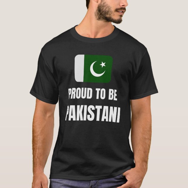 Camiseta Orgulloso de ser pakistaní (Anverso)