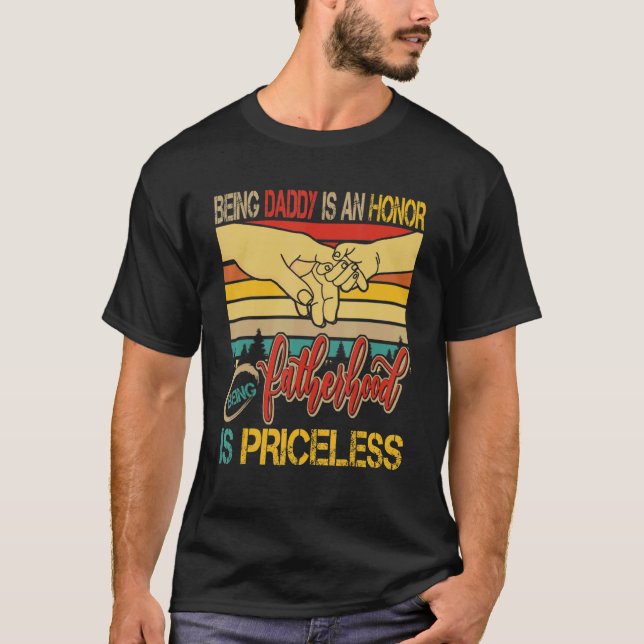 Camiseta Orgulloso De Ser Papi Es Un Honor De Ser Padre Es (Anverso)