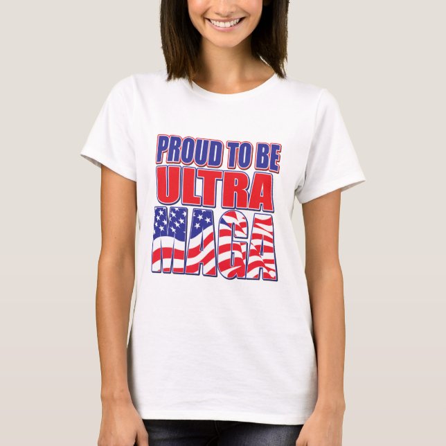 Camiseta Orgulloso de ser partidario de Trump (Anverso)