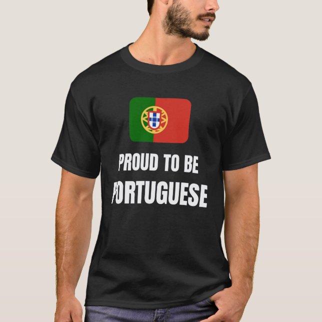 Camiseta Orgulloso de ser portugués (Anverso)