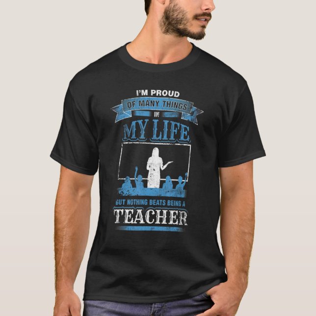 Camiseta Orgulloso de ser profesor de clase 2 (Anverso)