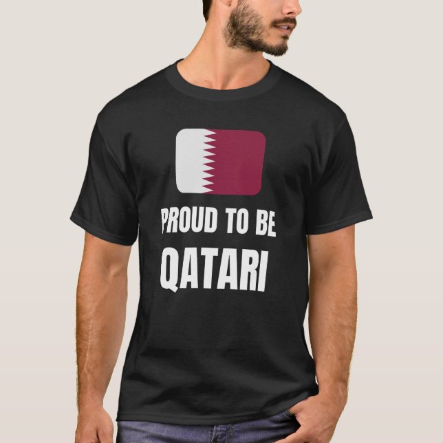 Camiseta Orgulloso de ser qatarí (Anverso)