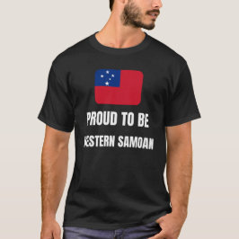 Camiseta Orgulloso de ser samoano occidental