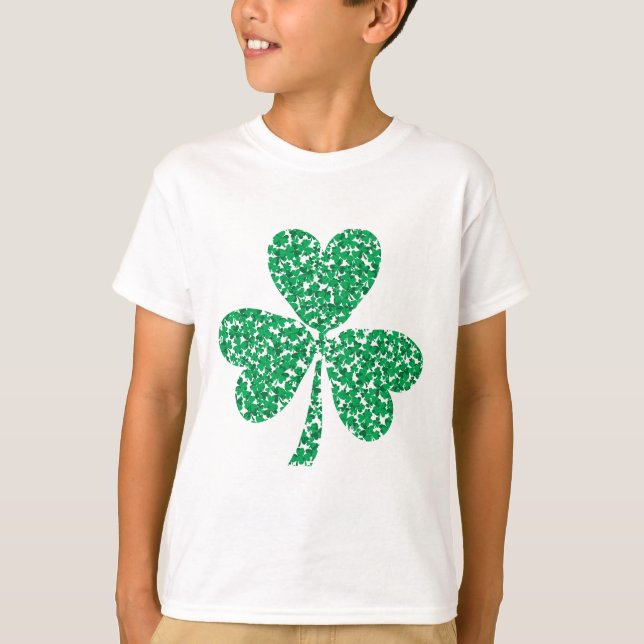 Camiseta Orgulloso de ser Shamrock irlandés (Anverso)