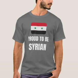 Camiseta Orgulloso de ser sirio