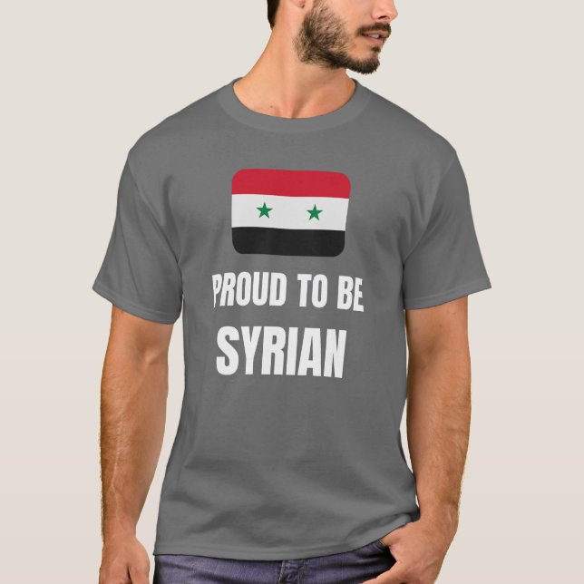 Camiseta Orgulloso de ser sirio (Anverso)