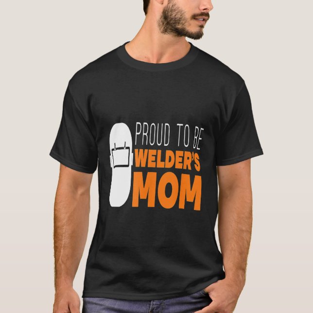 Camiseta Orgulloso De Ser Soldadora Mamá Divertida Diciendo (Anverso)