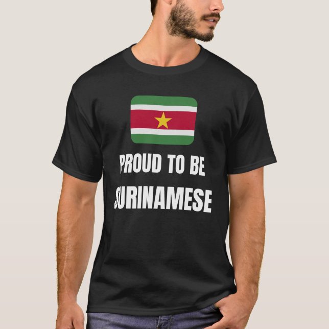 Camiseta Orgulloso de ser surinamés (Anverso)