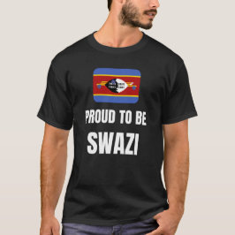 Camiseta Orgulloso de ser swazi