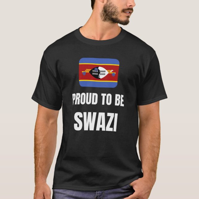 Camiseta Orgulloso de ser swazi (Anverso)