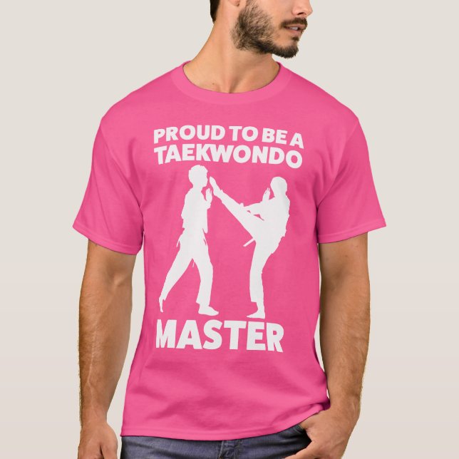 Camiseta Orgulloso De Ser Taekwondo Master Martial Arts Tae (Anverso)