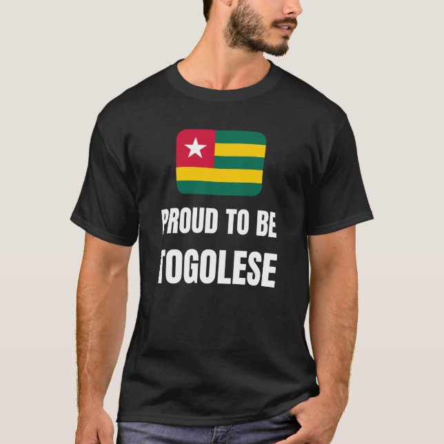 Camiseta Orgulloso de ser togolés (Anverso)